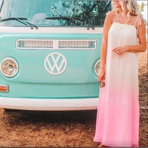 Buddy Love Pink and White Maxi Dress